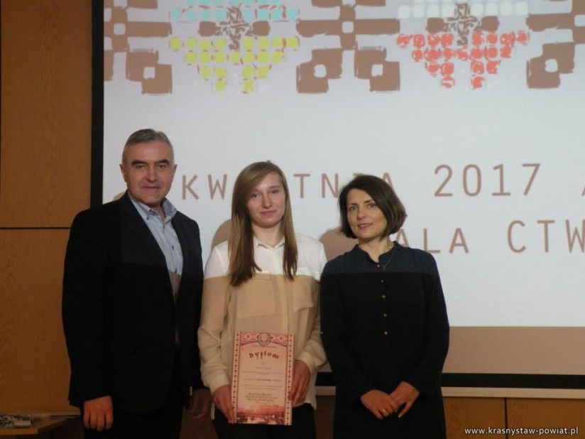 Patrycja Kwitek nagrodzona na KUL-u - Kliknięcie w obrazek spowoduje wyświetlenie jego powiększenia