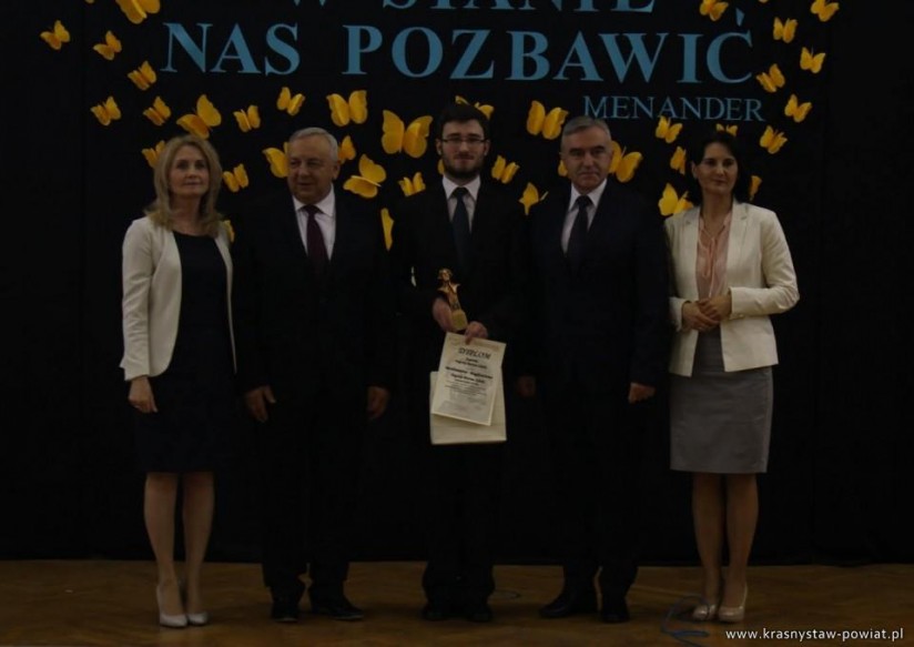 Nagroda patrona w „Norwidzie” - Kliknięcie w obrazek spowoduje wyświetlenie jego powiększenia