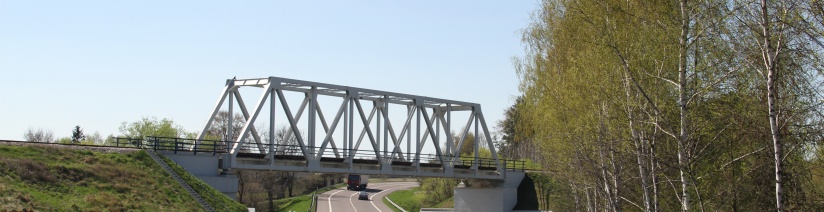 Styk szlaków transportowych w Wólce Orłowskiej - Kliknięcie w obrazek spowoduje wyświetlenie jego powiększenia